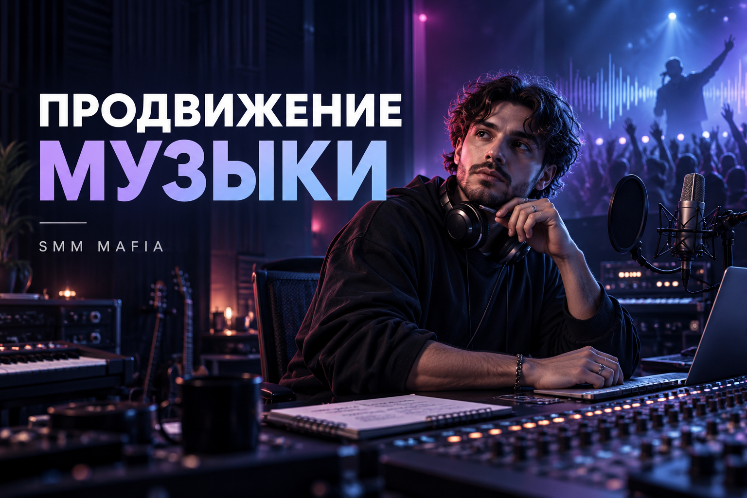 Продвижение музыки для независимых артистов через биржу SMM Mafia
