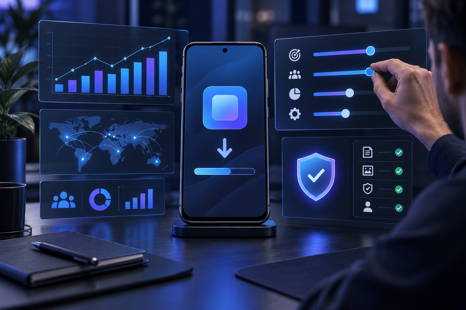 Управляемая кампания по установке Android-приложений