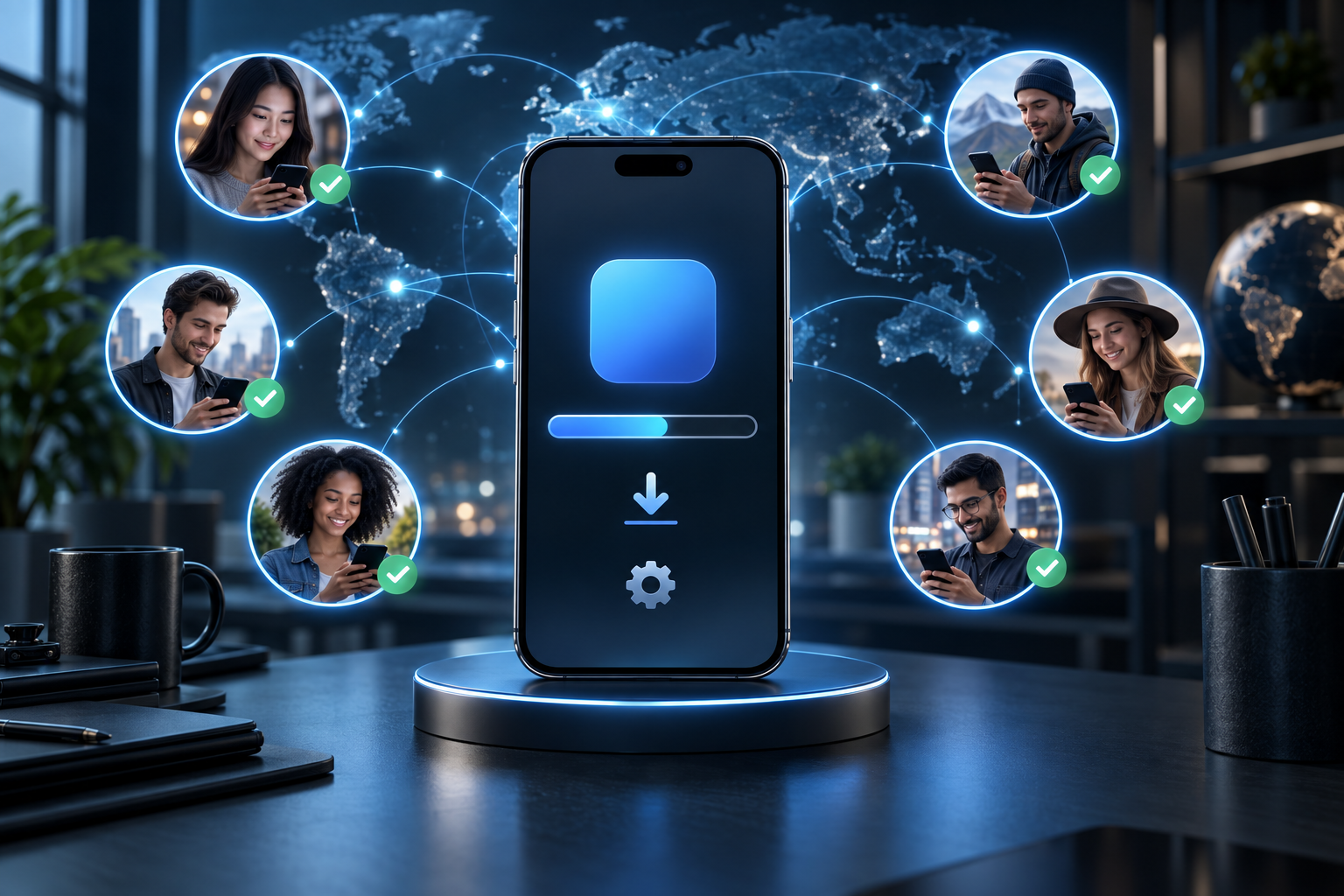 Заказ установок iOS-приложения из App Store у реальных исполнителей